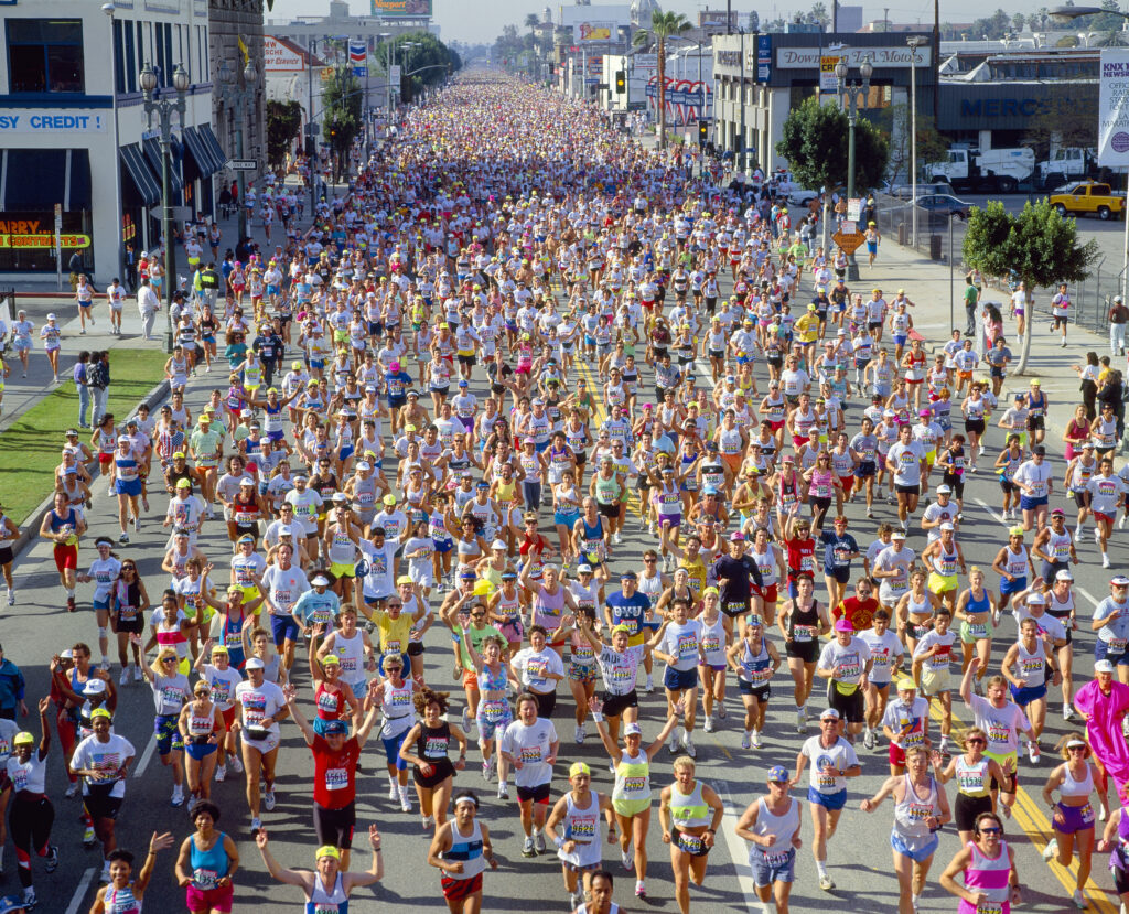 running and racing in the heat