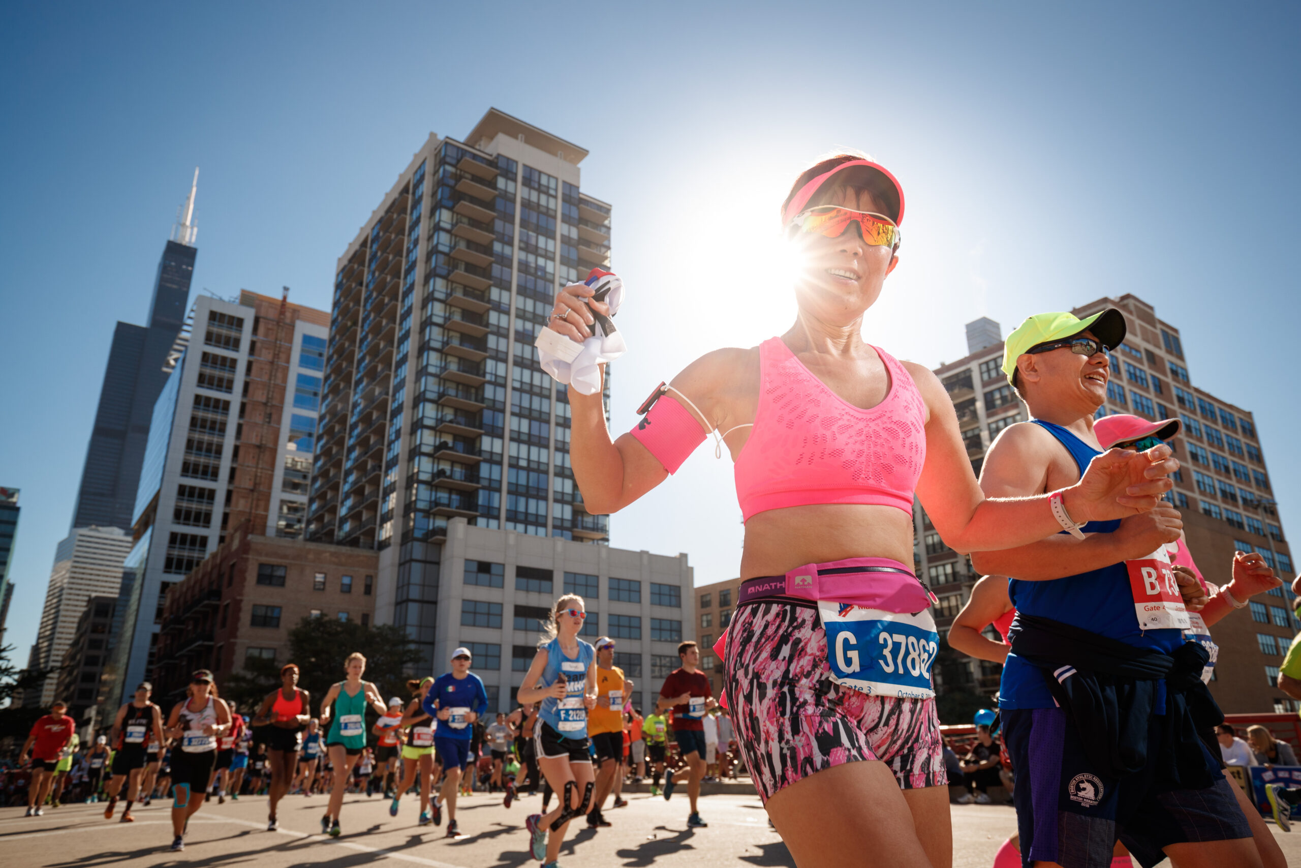 running and racing in the heat