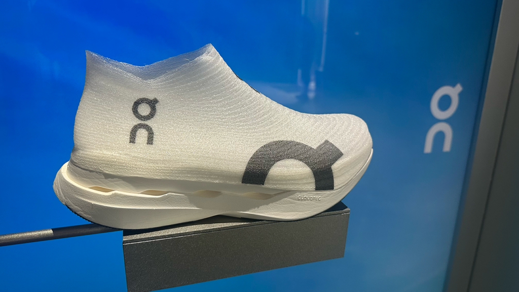 On Lightspray technology 2026 Boston Marathon