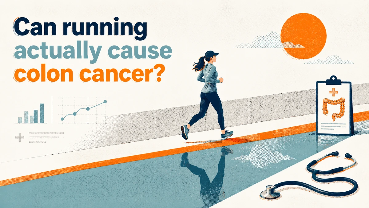 Can running actually cause colon cancer?