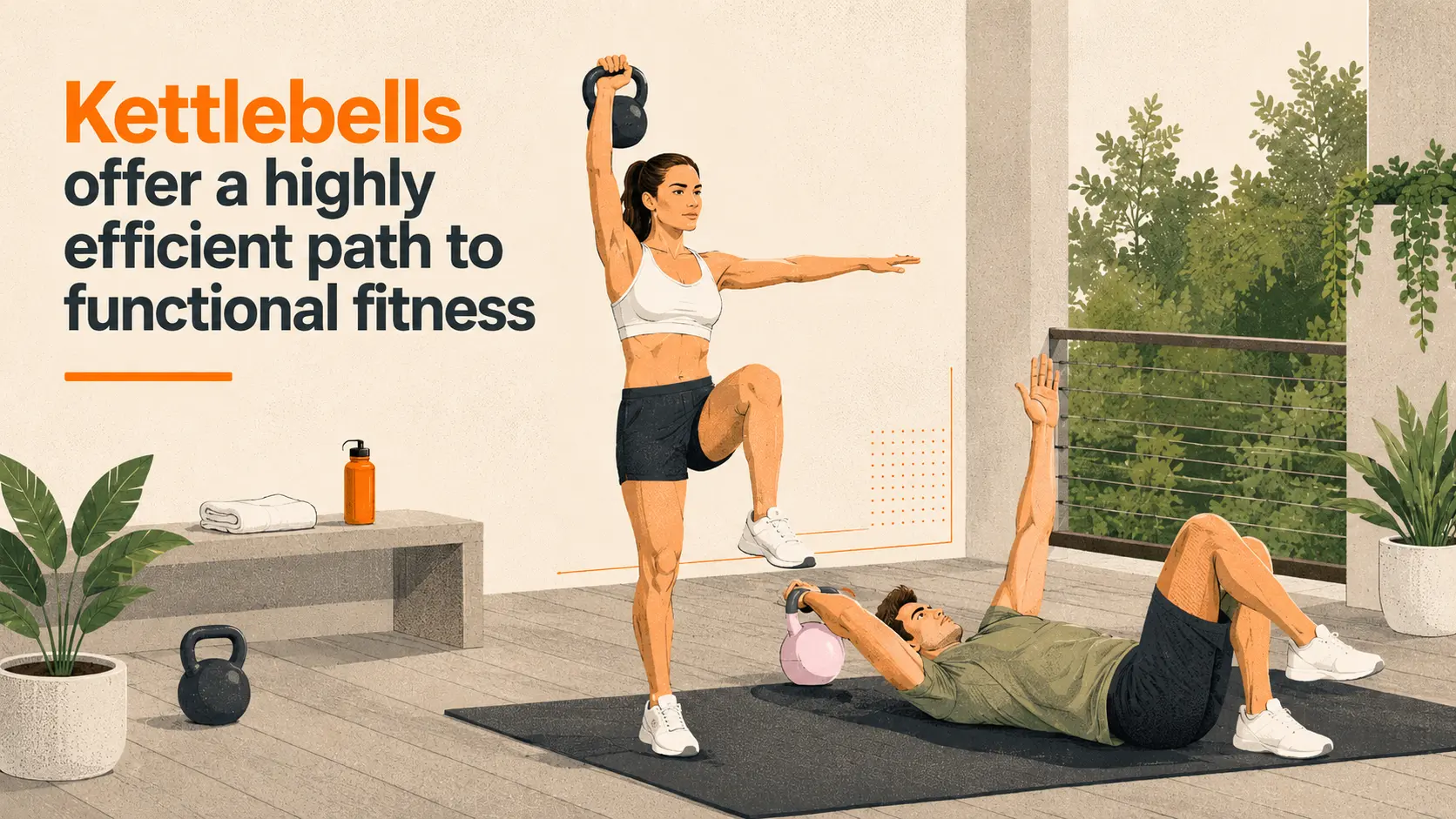 Kettlebells offer a highly efficient path to functional fitness