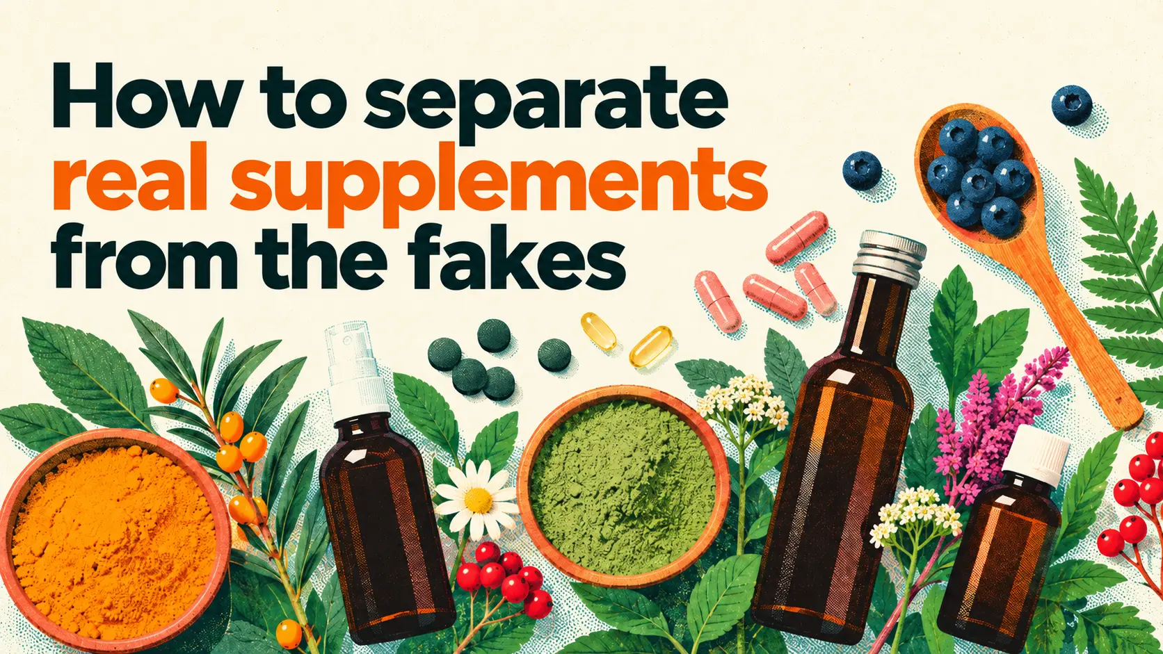 How to separate real supplements from the fakes